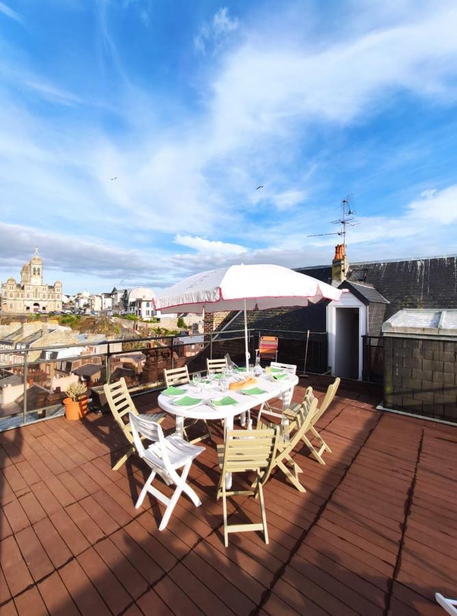 Le Balcon Des Vents Apartment Granville Exterior foto